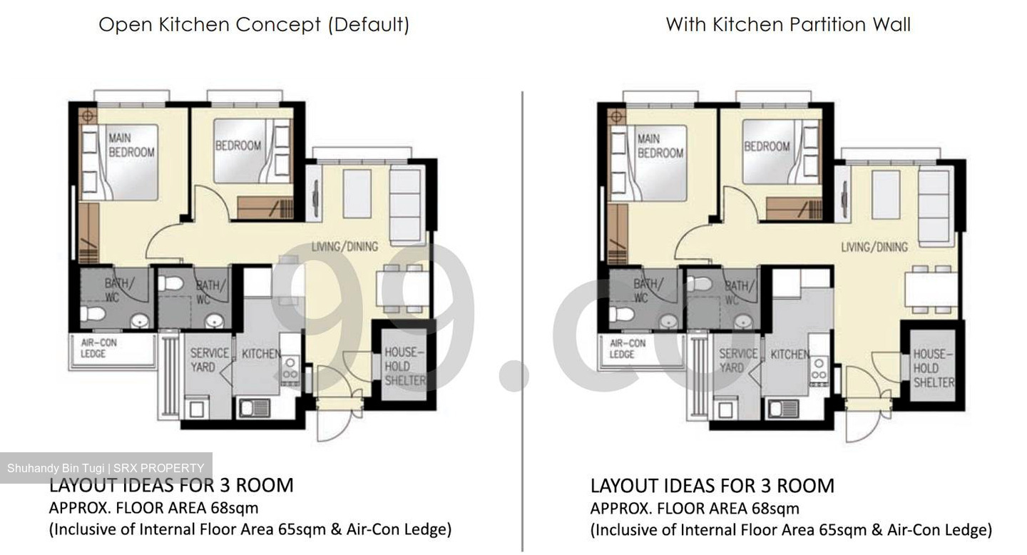 Blk 150A Yung Ho Spring II (Jurong West), HDB 3 Rooms #478232501